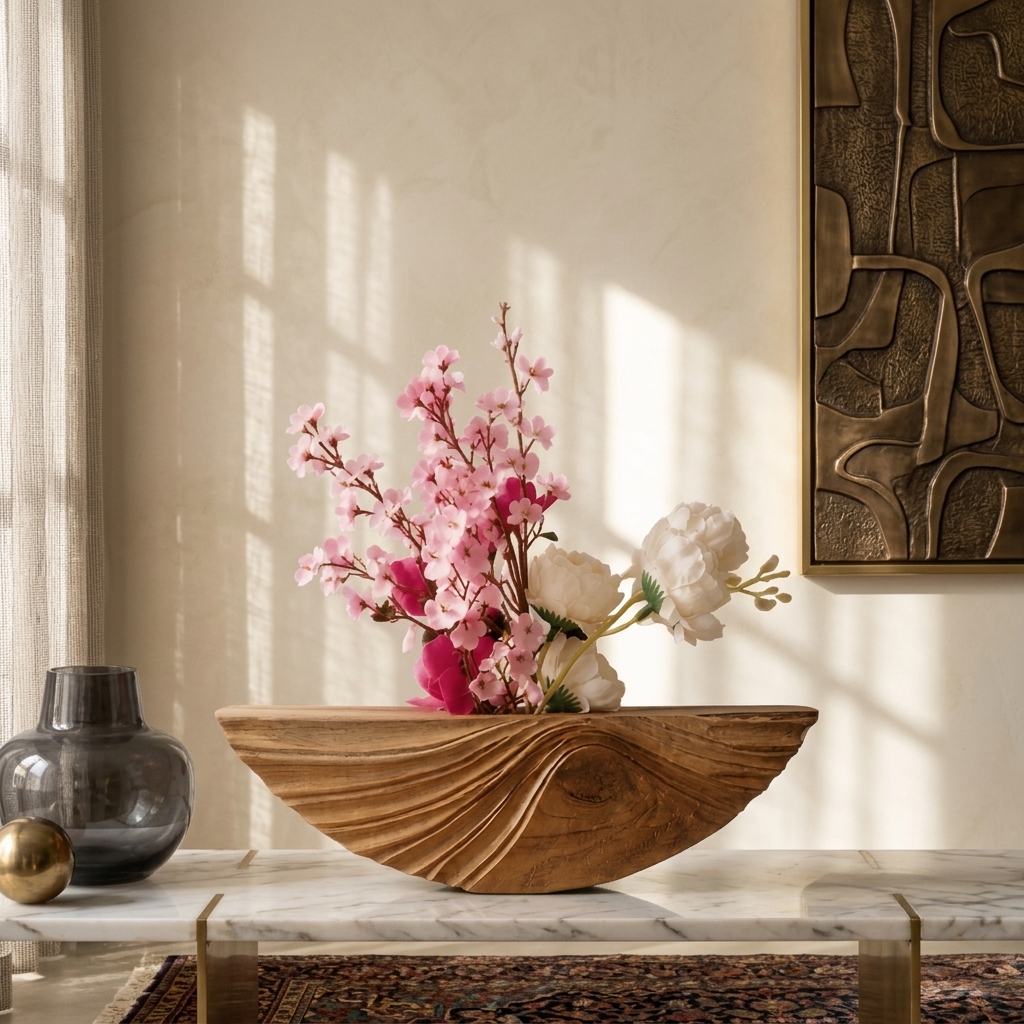 Wooden Vases