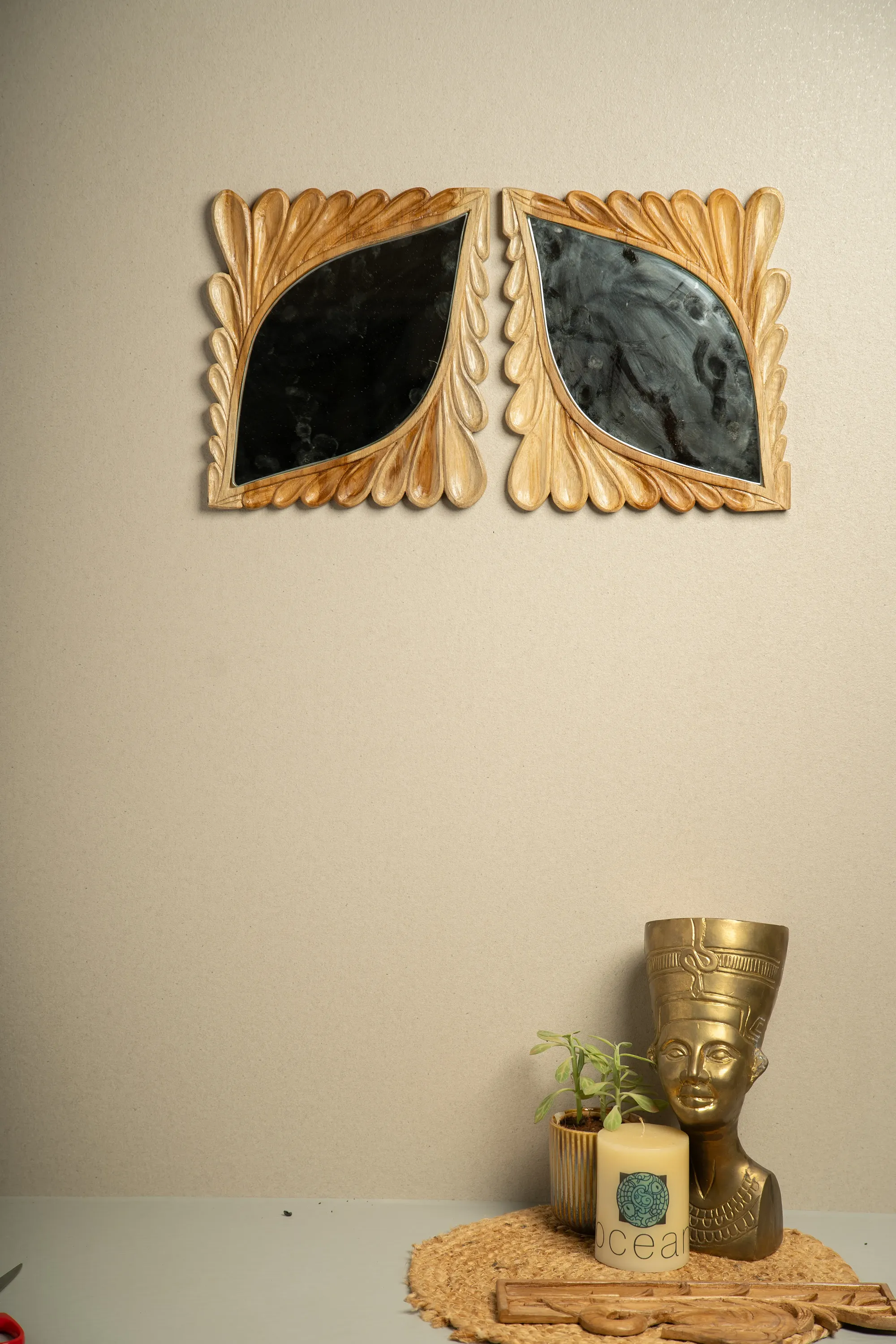 Leaf Mirror Pair