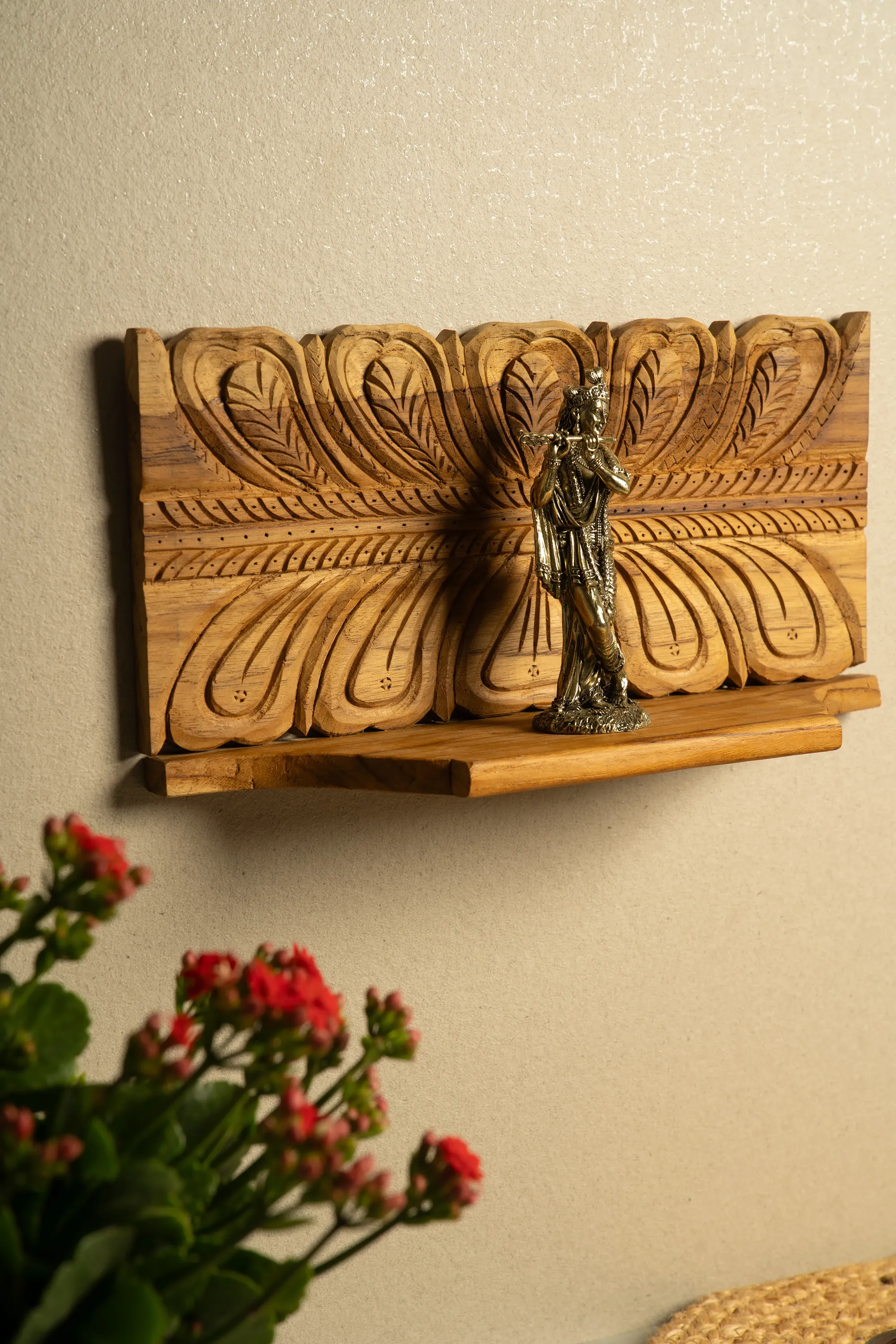 Lotus Wall Shelf view 2