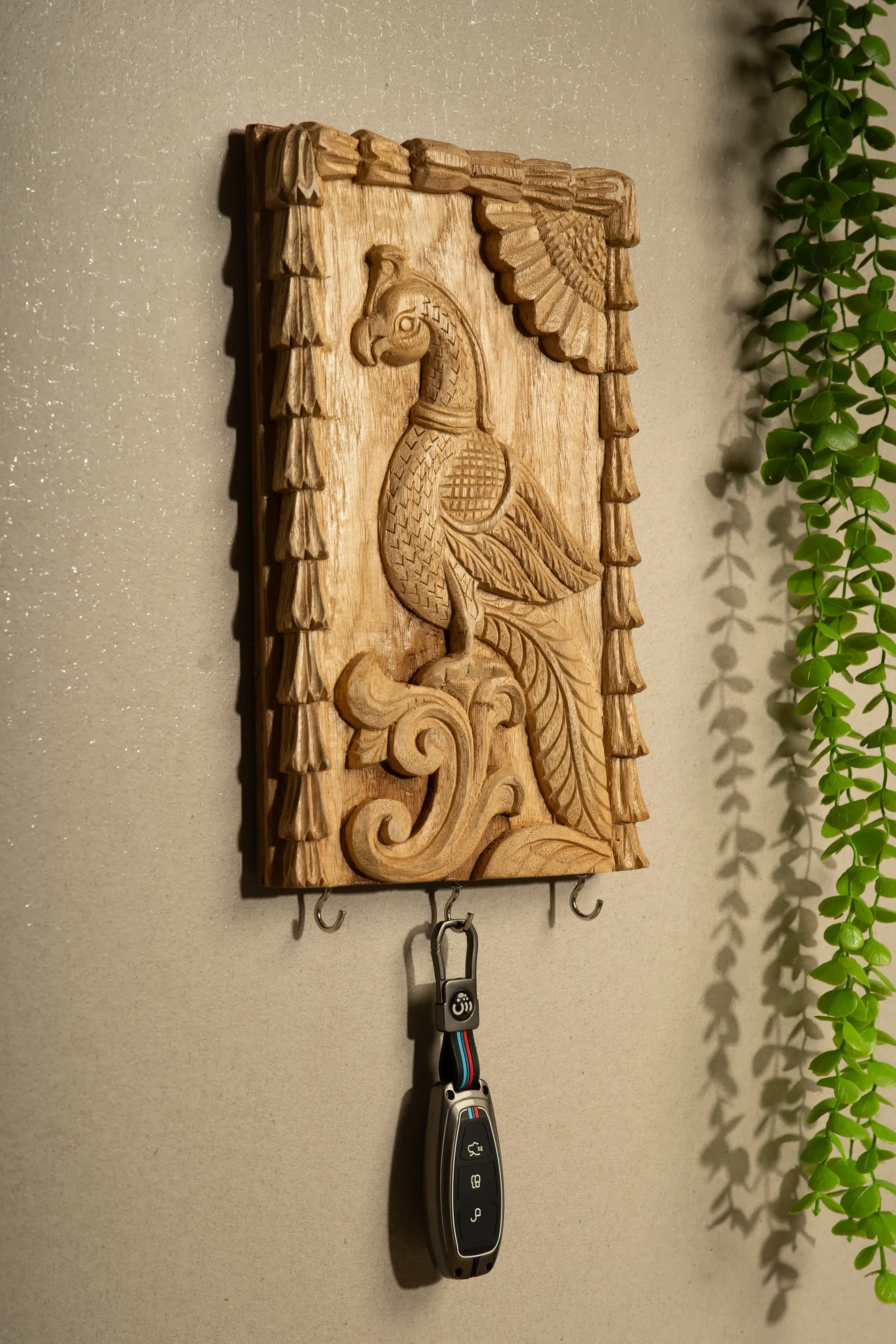 Peacock Key Holder view 2